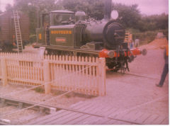 
No 8 'Freshwater', Isle of Wight Steam Railway, 1978